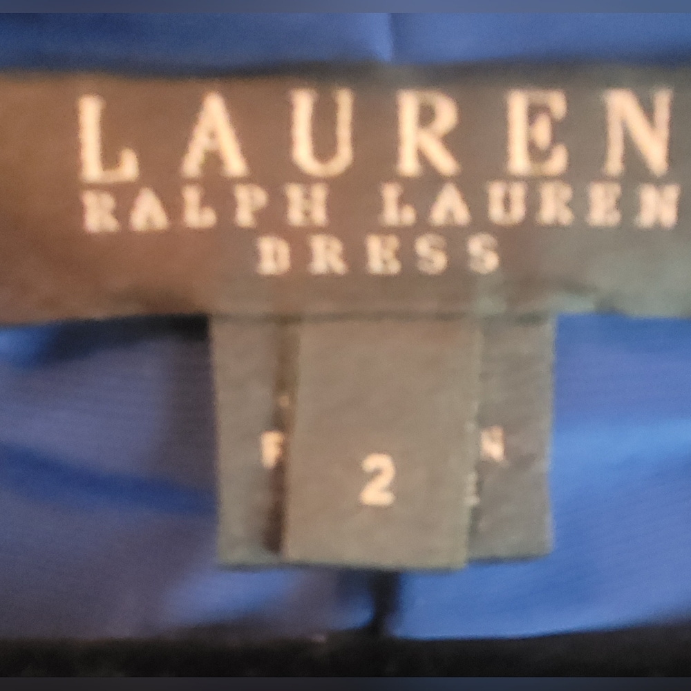 Beautiful Blue Ralph Lauren Dress Figure Flattering 💙 - Picture 4 of 6